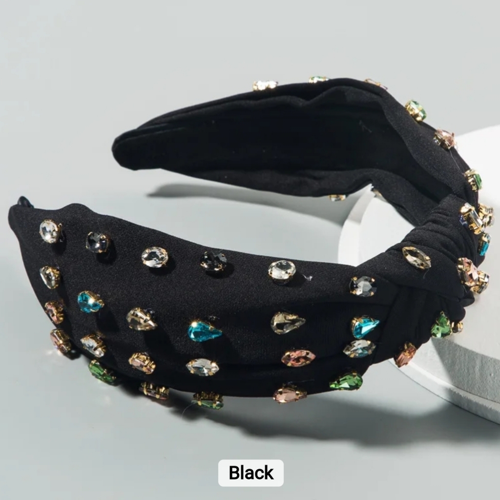 222 Black Headband